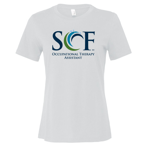 Main Image for  Bella + Canvas Womens White Relaxed Cotton T Shirt