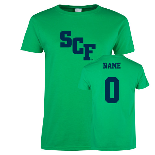  Womens Kelly Green Short Sleeve Tee - SCF