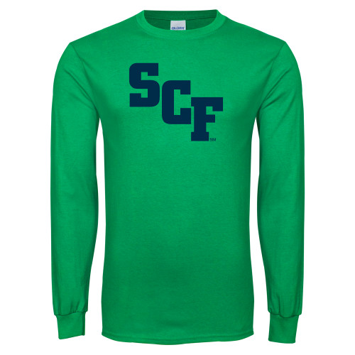  Kelly Green Long Sleeve T Shirt - SCF