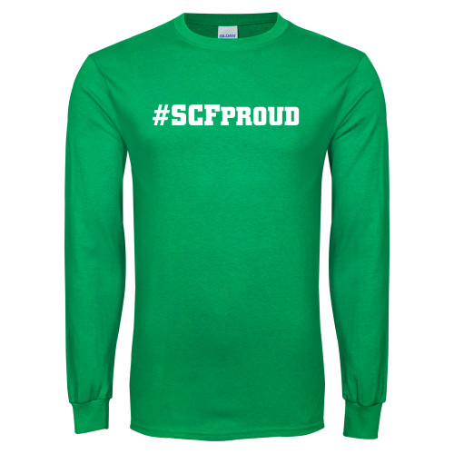  Kelly Green Long Sleeve T Shirt - SCF Proud