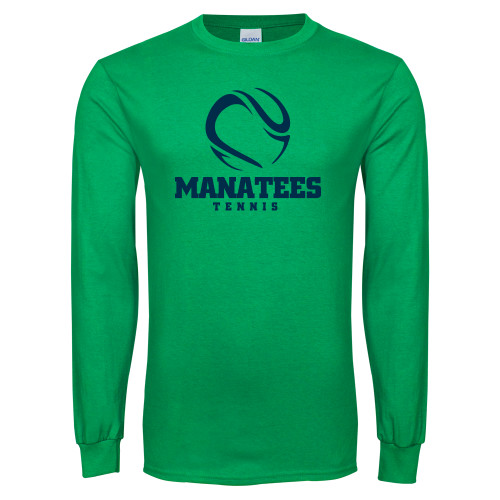  Kelly Green Long Sleeve T Shirt - Manatees Tennis