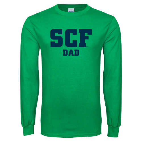  Kelly Green Long Sleeve T Shirt - SCF - Dad