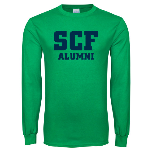  Kelly Green Long Sleeve T Shirt - SCF - Alumni