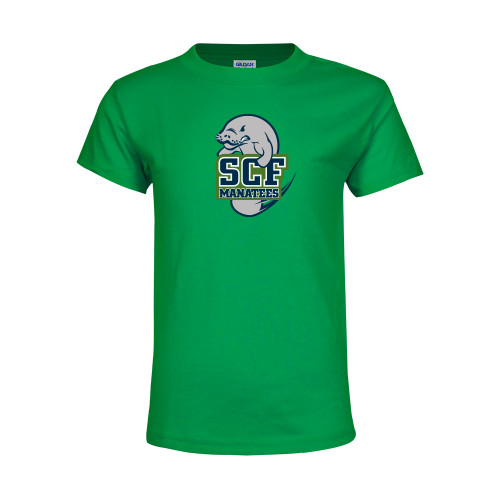  Youth Kelly Green T Shirt - SCF Manatees