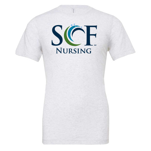  Bella + Canvas Ash Grey Jersey Cotton T Shirt - SCF Nursing