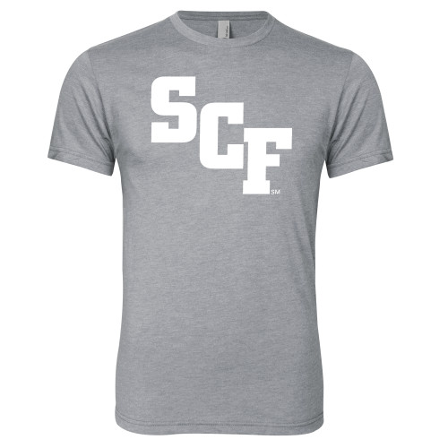  Next Level Heather Grey Triblend Tee - SCF