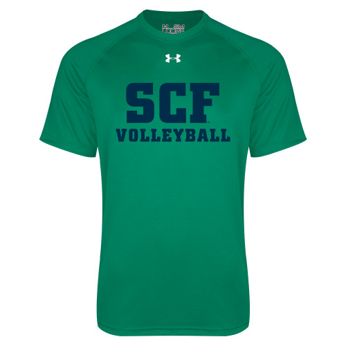  Under Armour Kelly Green Tech Tee - SCF - Volleyball