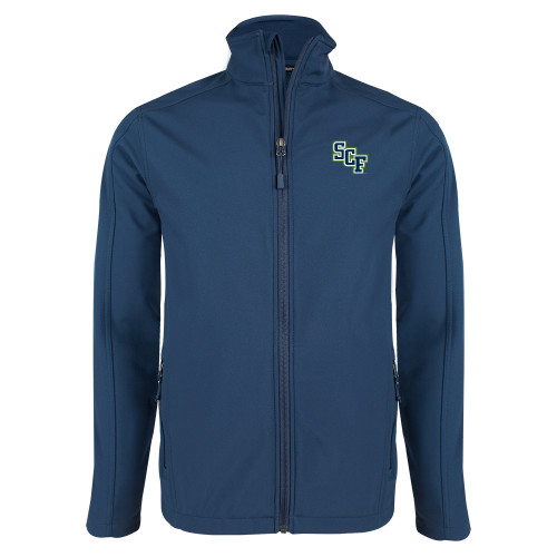 State College of Florida Navy Softshell Jacket