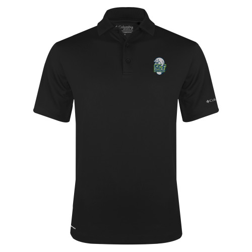  Columbia Black Omni Wick Drive Polo - SCF Manatees