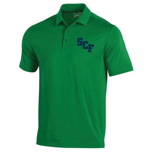  Under Armour Kelly Green Performance Polo - SCF