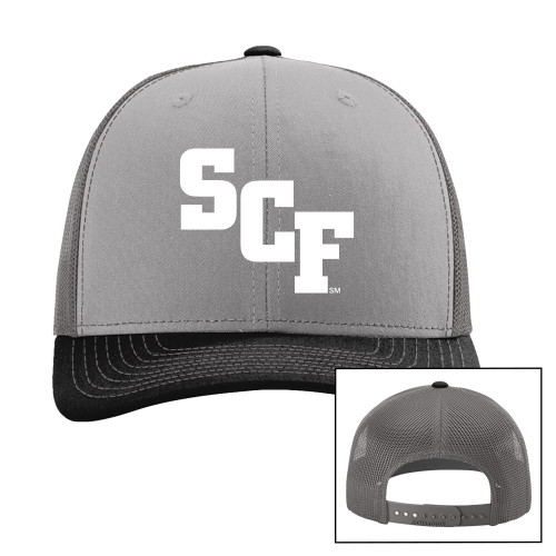  Richardson Grey/Charcoal/Black Trucker Hat - SCF