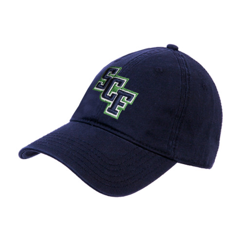  Navy Unstructured Adjustable Low Profile Hat - SCF