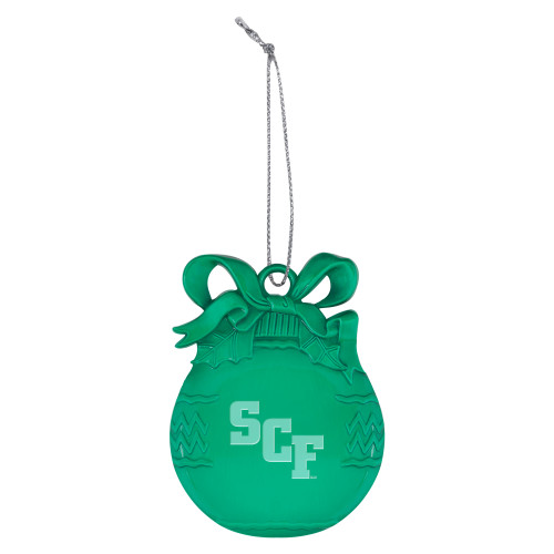  Green Bulb Ornament - SCF  Engraved