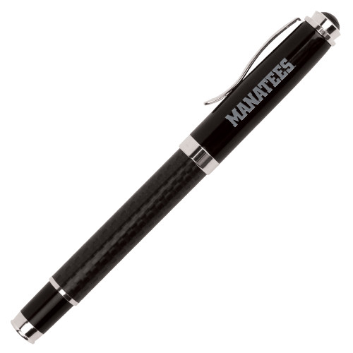  Luna Black Rollerball Pen - Manatees  Engraved