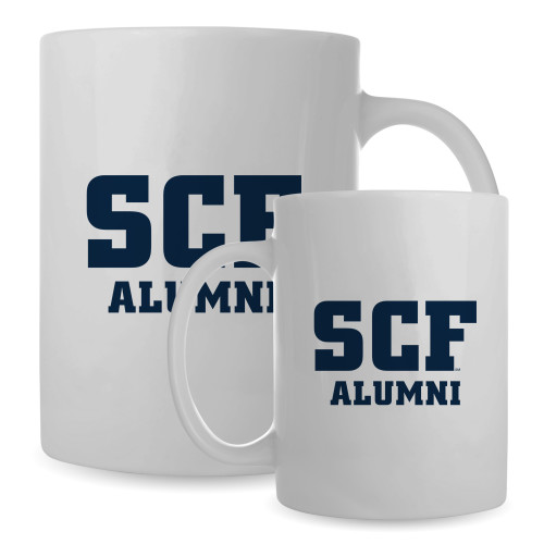  Alumni Full Color White Mug 15oz - Primary Mark