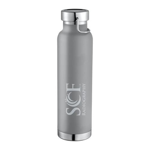  Thor Copper Vacuum Insulated Grey Bottle 22oz - SCF - Radiography Engraved