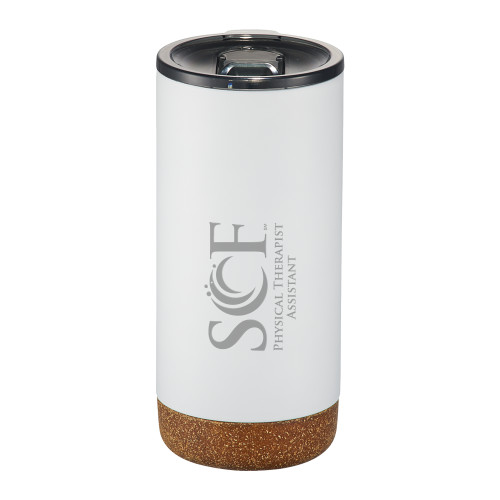  Valhalla Vacuum Insulated White Tumbler 16oz - SCF - Physical Therapist Assistant Engraved