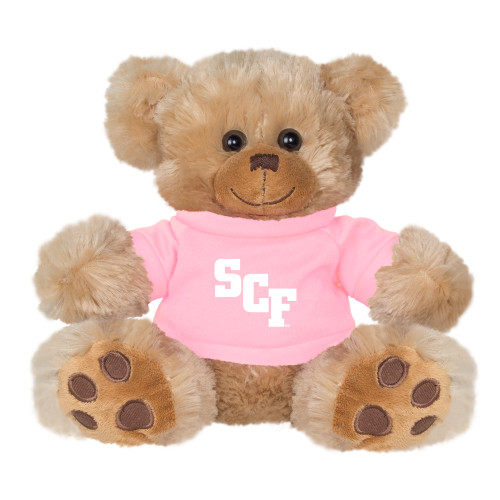  Plush Big Paw 8 1/2 inch Brown Bear w/Pink Shirt - SCF