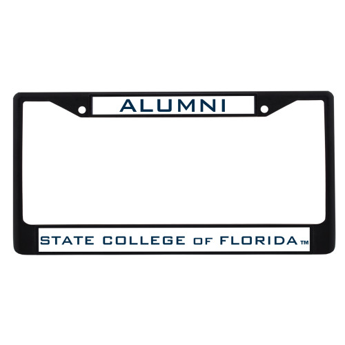  Alumni Metal License Plate Frame in Black - Alumni