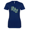 Thumbnail image for  Next Level Womens Navy Boyfriend Tee