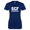 Thumbnail image for  Next Level Womens Navy Boyfriend Tee
