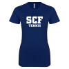 Thumbnail image for  Next Level Womens Navy Boyfriend Tee