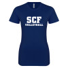 Thumbnail image for  Next Level Womens Navy Boyfriend Tee