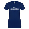 Thumbnail image for  Next Level Womens Navy Boyfriend Tee