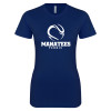 Thumbnail image for  Next Level Womens Navy Boyfriend Tee