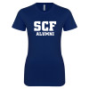 Thumbnail image for  Next Level Womens Navy Boyfriend Tee