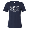 Thumbnail image for  Bella + Canvas Womens Navy Relaxed Cotton T Shirt