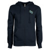 Thumbnail image for  ENZA Womens Navy Fleece Full Zip Hoodie