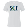 Thumbnail image for  Bella + Canvas Womens White Relaxed Cotton T Shirt