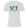 Thumbnail image for  Bella + Canvas Womens White Relaxed Cotton T Shirt