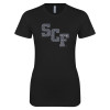 Thumbnail image for  Next Level Womens Black Boyfriend Tee