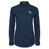 Thumbnail image for  Womens Navy Twill Button Down Long Sleeve 