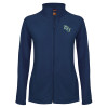 Thumbnail image for  Womens Navy Fleece Full Zip Jacket