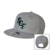 Thumbnail image for  Heather Grey Wool Blend Flat Bill Snapback Hat