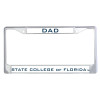 Thumbnail image for  Dad Metal License Plate Frame in Chrome