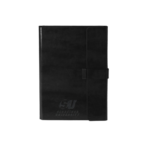  Fabrizio Junior Black Portfolio w/Loop Closure - Official Logo Engrave