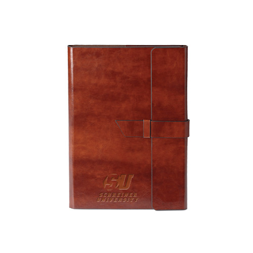  Fabrizio Junior Brown Portfolio w/Loop Closure - Official Logo Engrave
