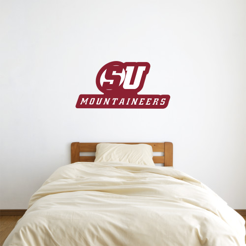  1.5 ft x 3 ft Fan WallSkinz - SU Mountaineers
