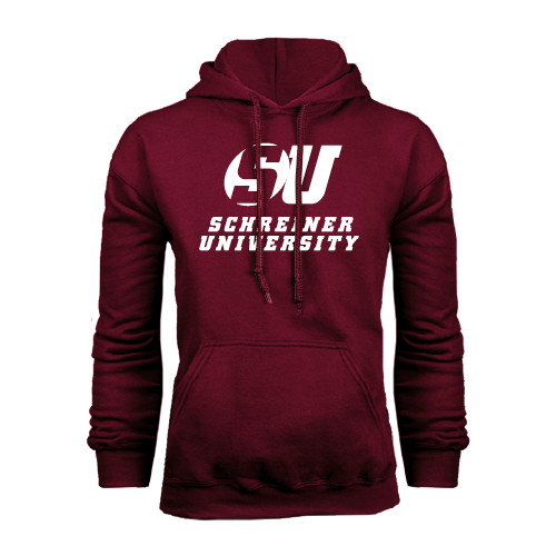  Maroon Fleece Hoodie - Official Logo