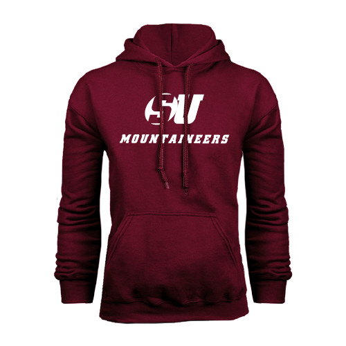  Maroon Fleece Hoodie - SU Mountaineers