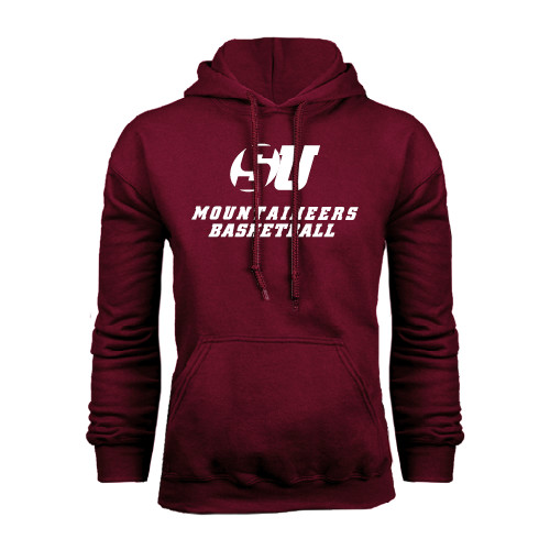  Maroon Fleece Hoodie - Basketball