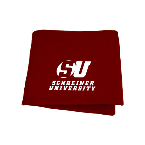  Maroon Sweatshirt Blanket - Official Logo