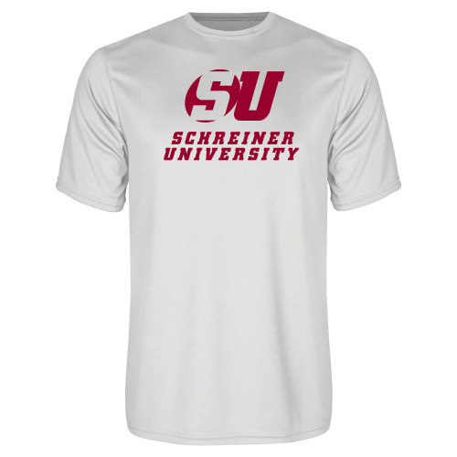  White Performance Tee - Official Logo