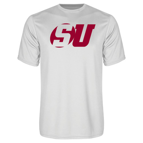  White Performance Tee - SU