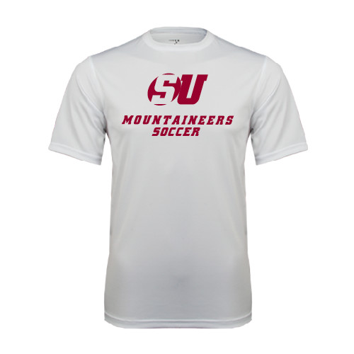  White Performance Tee - Soccer
