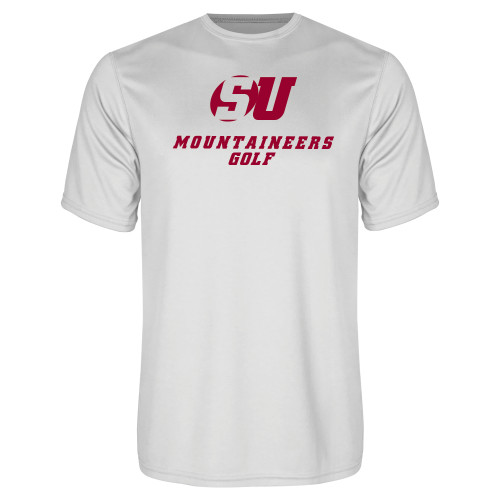  White Performance Tee - Golf